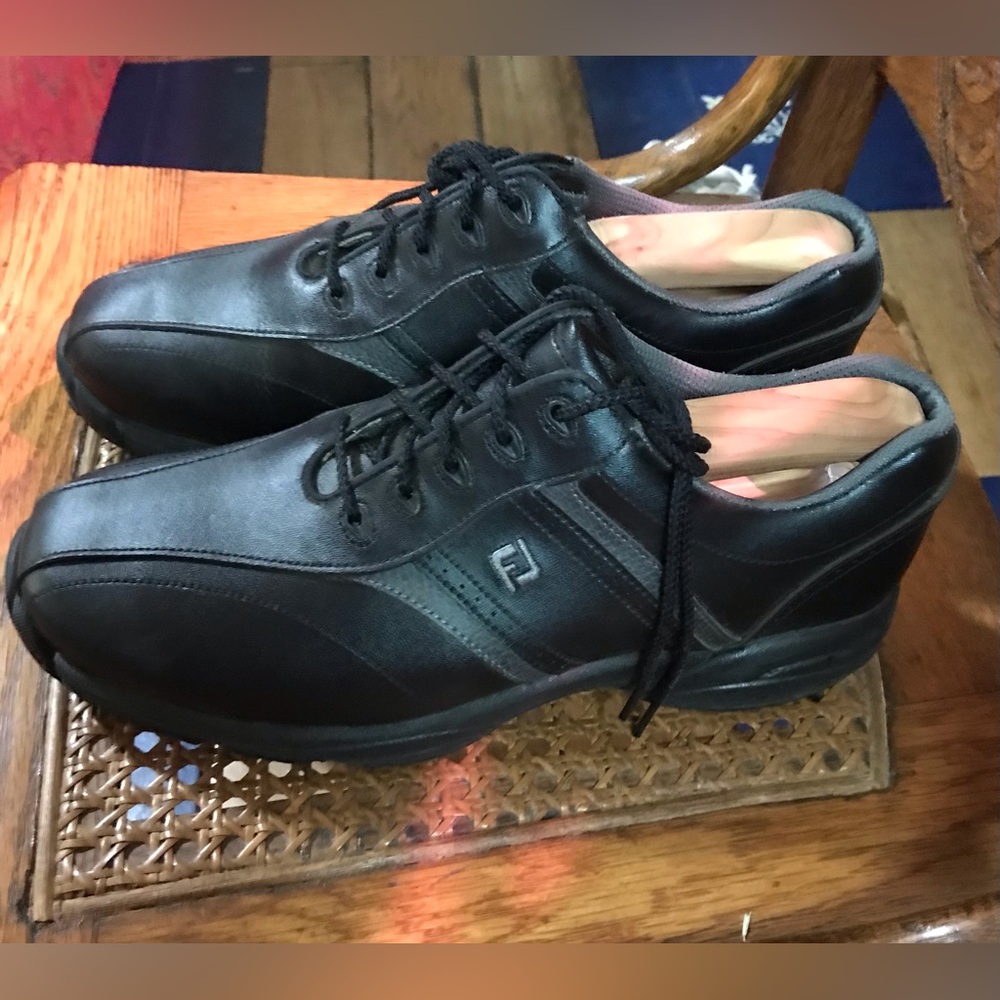 Footjoy Mens Leather Golf Shoes with Soft Spikes 45471 Size 9W